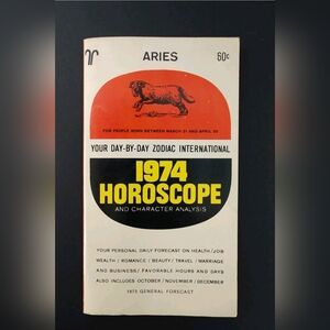1974 Aries Day by Day Horoscope and Character Analysis Book